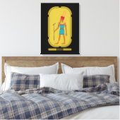 Amun God of the Air Canvas drucken Leinwanddruck (Insitu (Schlafzimmer))
