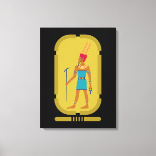 Amun God of the Air Canvas drucken Leinwanddruck