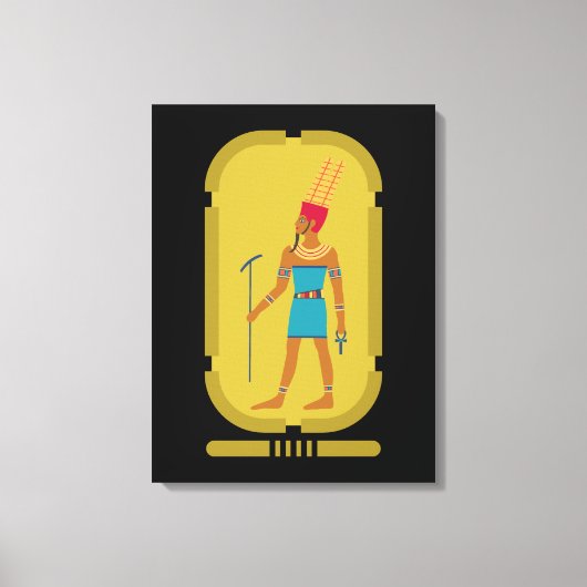 Amun God of the Air Canvas drucken Leinwanddruck (Vorderseite)