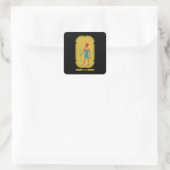 Amun God of the Air Square Sticker (Tasche)