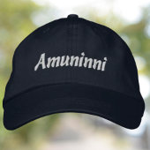 Amuninni Embroidered Hat Bestickte Baseballkappe