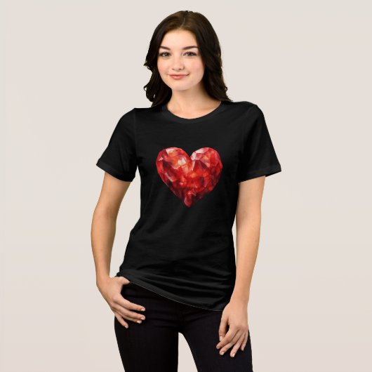 Amur amor Tri-Blend shirt (Vorderseite voll)