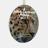 Amur Leopard, gefährdete Arten Keramik Ornament (Rechts)