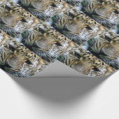 Amur-Leopard Geschenkpapier (Ecke)