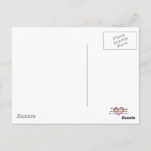 Amur Leopard Postkarte (Rückseite)