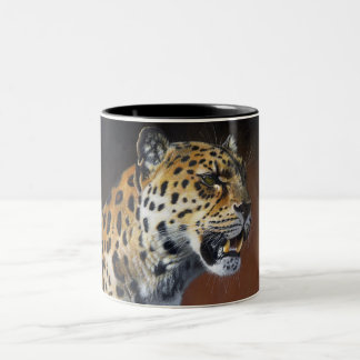 Amur-Leopardmalerei Becher Zweifarbige Tasse