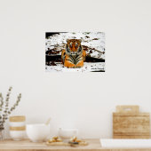Amur Stare - Mara the Amur Tiger Poster (Küche)