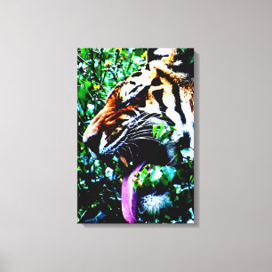 Amur Tiger 16x24 (40x60cm) waccna Leinwanddruck