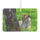 Amur-Tiger-Auto-Luftverbesserer Autolufterfrischer (Rückseite)