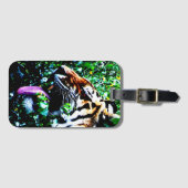 Amur Tiger bc Gepäckanhänger (Vorderseite (Horizontal))