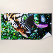 Amur Tiger btm Strandtuch (Vorderseite)