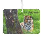 Amur Tiger Car air freshener Autolufterfrischer (Vorderseite)