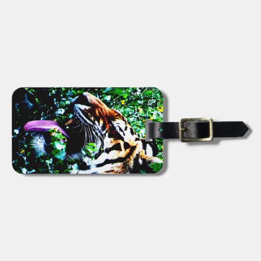 Amur Tiger cd ltcnm Gepäckanhänger (Vorderseite horizontal)