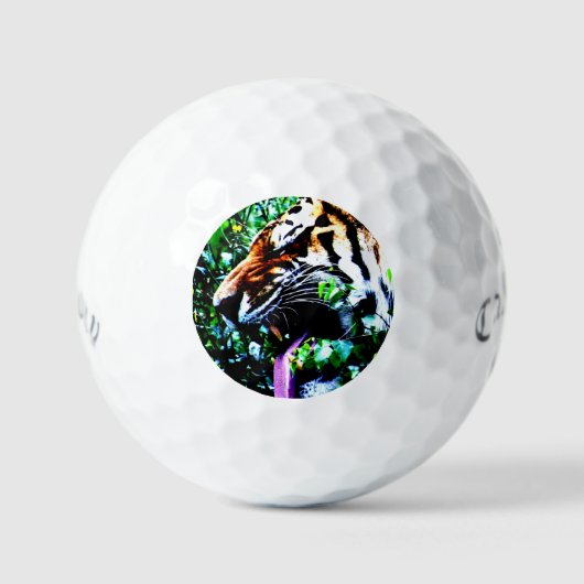 Amur Tiger css gbcna Golfball (Vorderseite)