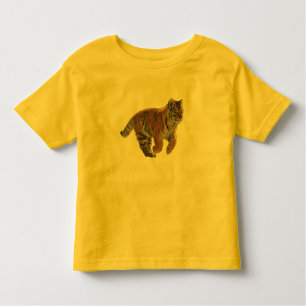 Amur Tiger Cub Fantasy Art Kids Wildlife Shirt