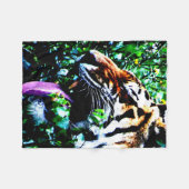 Amur Tiger fbcnm Fleecedecke (Vorderseite (Horizontal))
