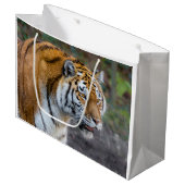 Amur tiger große geschenktüte (Vorderseite Schrägansicht)
