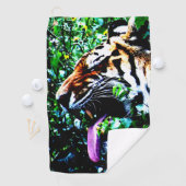 Amur Tiger gtcnm Golfhandtuch (Insitu)