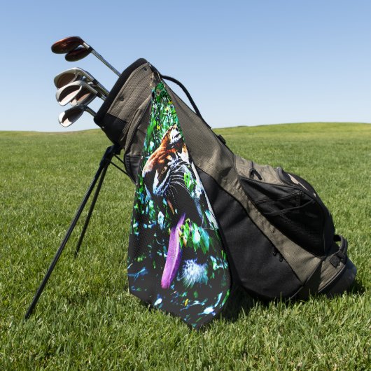 Amur Tiger gtcnm Golfhandtuch (Gras)