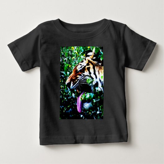 Amur Tiger iccnm Baby T-shirt (Vorderseite)