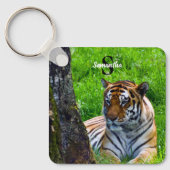 Amur Tiger Keyring Schlüsselanhänger (Vorderseite)