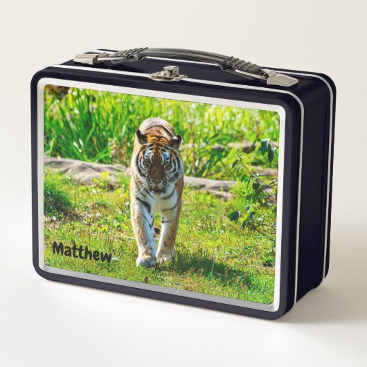 Amur Tiger Metal Lunchbox (Vorderseite)