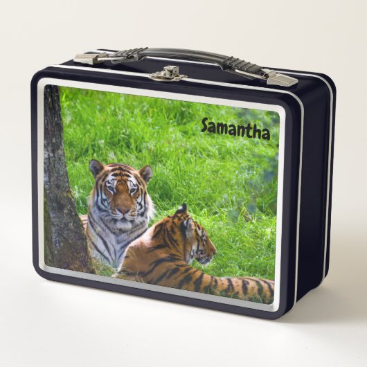 Amur Tiger Metal Lunchbox (Vorderseite)