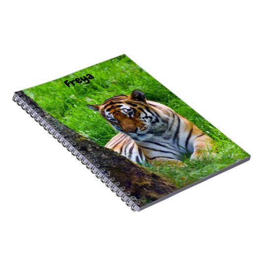 Amur Tiger Spiral Notebook Notizblock (Rechte Seite)