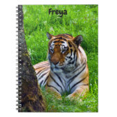 Amur Tiger Spiral Notebook Notizblock (Vorderseite)