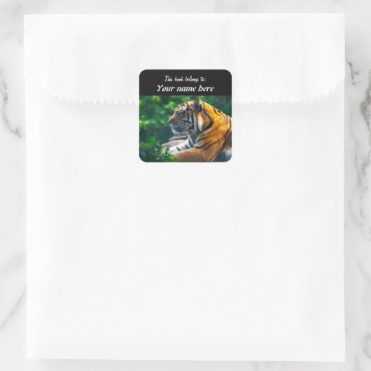 Amur Tiger Sticker (Tasche)