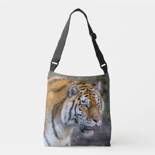 Amur tiger tragetaschen mit langen trägern (Vorderseite)