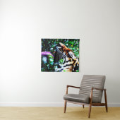 Amur Tiger wtcna Wandteppich (Beispiel (Horizontal))