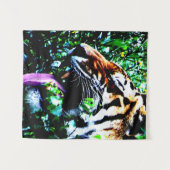 Amur Tiger wtcnm Wandteppich (Vorderseite (Horizontal))