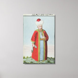 Amurath (Murad) (1404-51) Sultan II 1421-51, von Leinwanddruck