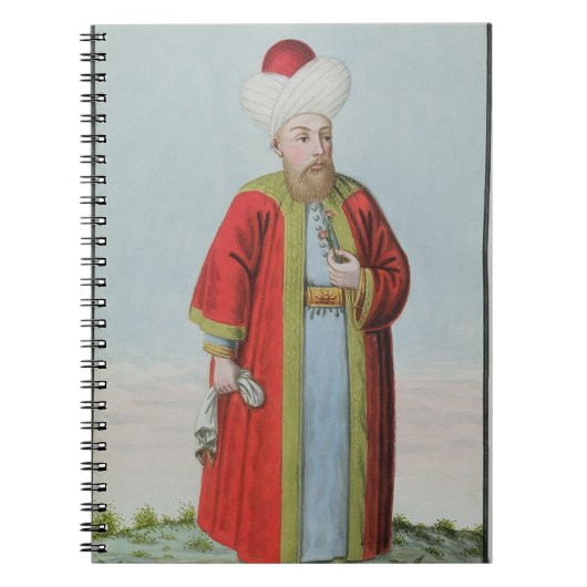 Amurath (Murad) (1404-51) Sultan II 1421-51, von Notizblock (Vorderseite)