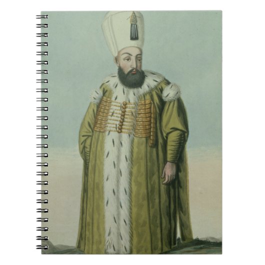 Amurath (Murad) (1546-95) Sultan III 1574-95, von Notizblock (Vorderseite)
