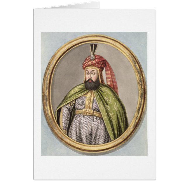 Amurath (Murad) (1612-40) Sultan IV 1623-40, von (Vorne)