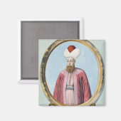Amurath (Murad) I (1319-89), Sultan 1359-89, aus Magnet (Vorderseite/Rückseite)