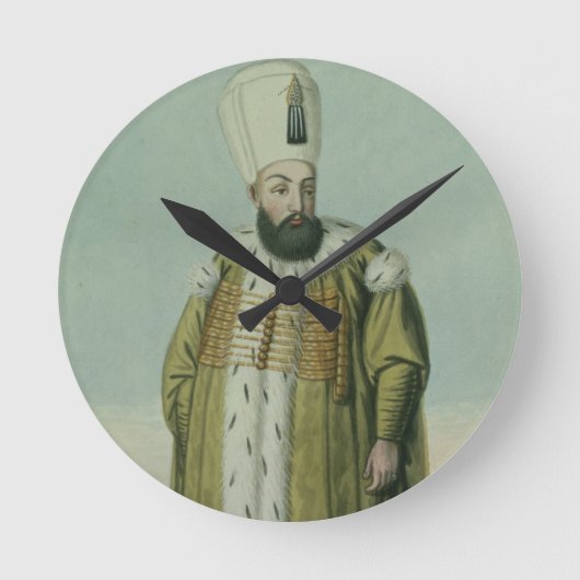 Amurath (Murad) III (1546-95) Sultan 1574-95, from Runde Wanduhr (Vorderseite)