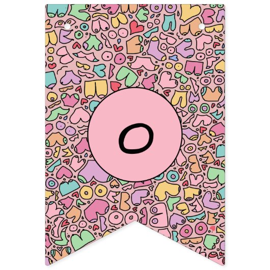 amüsante Brust Wimpelkette (Zweite Fahne)