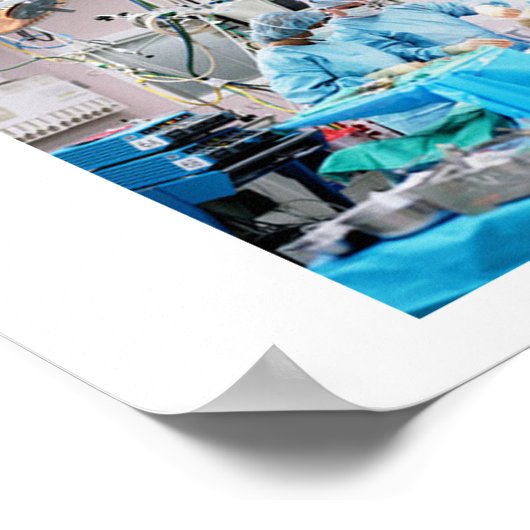 amüsanter Arzt-Spaß Poster (Ecke)