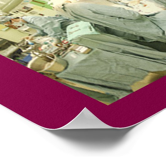 amüsanter Arzt-Spaß Poster (Ecke)