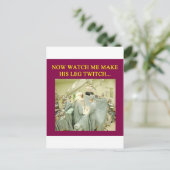 amüsanter Arzt-Spaß Postkarte (Stehend Vorderseite)