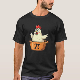 Amüsanter Pi-Topf - Lustiger Hühner-Pi-Topf T-Shirt