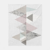 Amuse II | Geometrisch modern Fleecedecke (Vorderseite)
