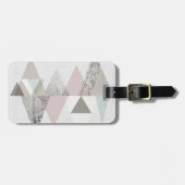 Amuse II | Geometrisch modern Gepäckanhänger (Vorderseite horizontal)