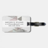 Amuse II | Geometrisch modern Gepäckanhänger (Rückseite horizontal)