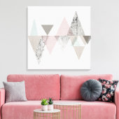 Amuse II | Geometrisch modern Leinwanddruck (Insitu (Wohnzimmer))