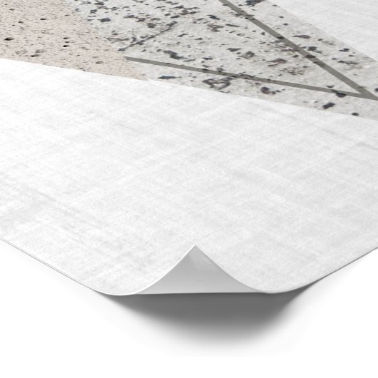 Amuse II | Geometrisch modern Poster (Ecke)