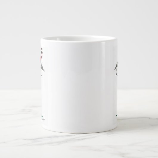 Amused Santa Jumbo-Tasse (Vorderseite)